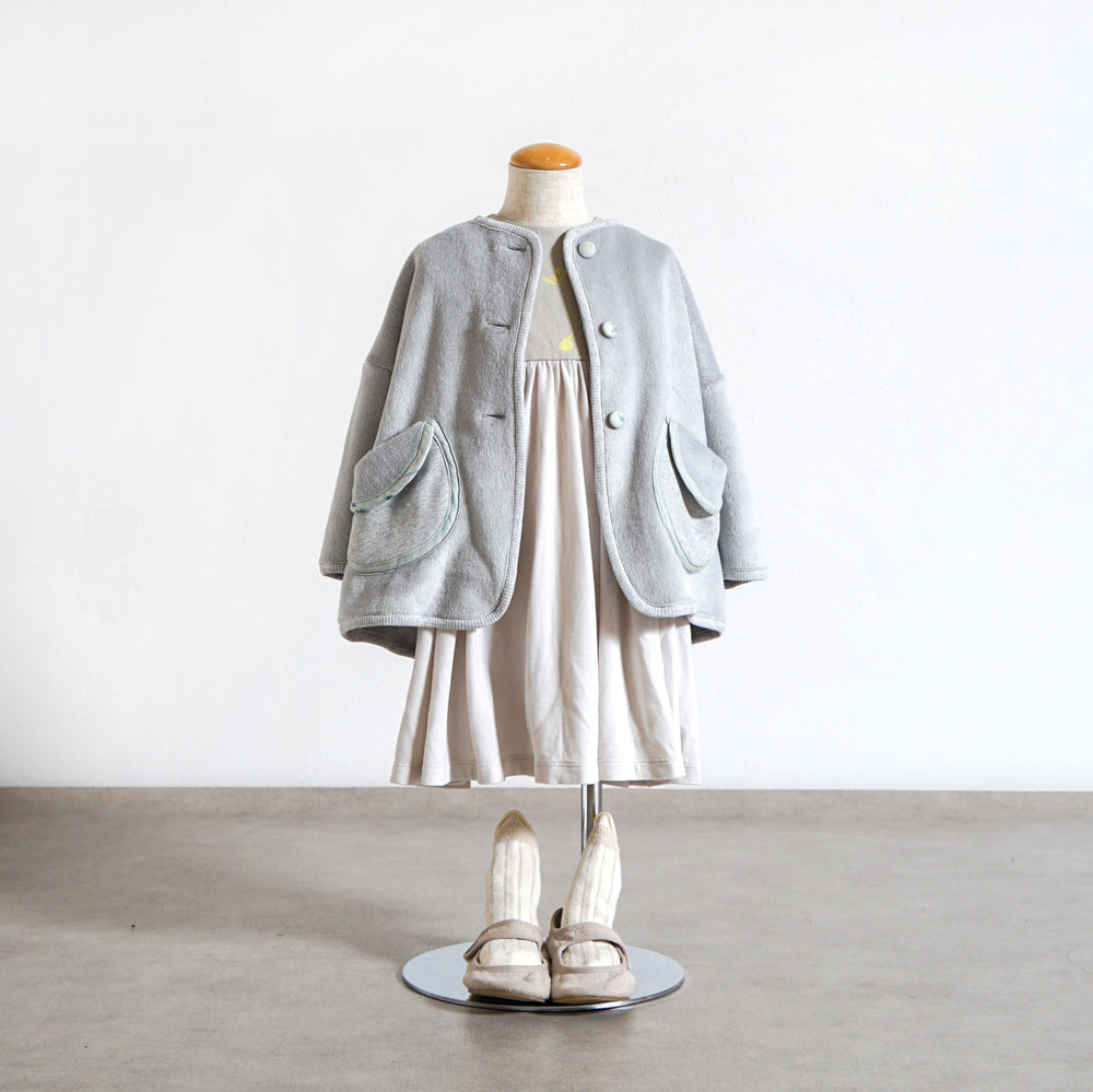 ウォームギャザーワンピース グレー 80・90・100cm