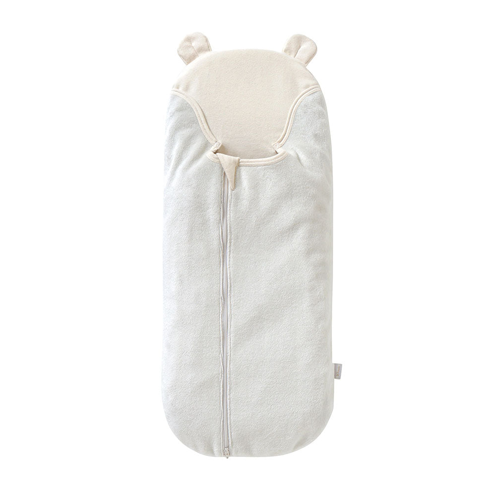 【12/15頃再入荷予定】たまごマットおくるみ sleep 起毛ベロア アイボリー