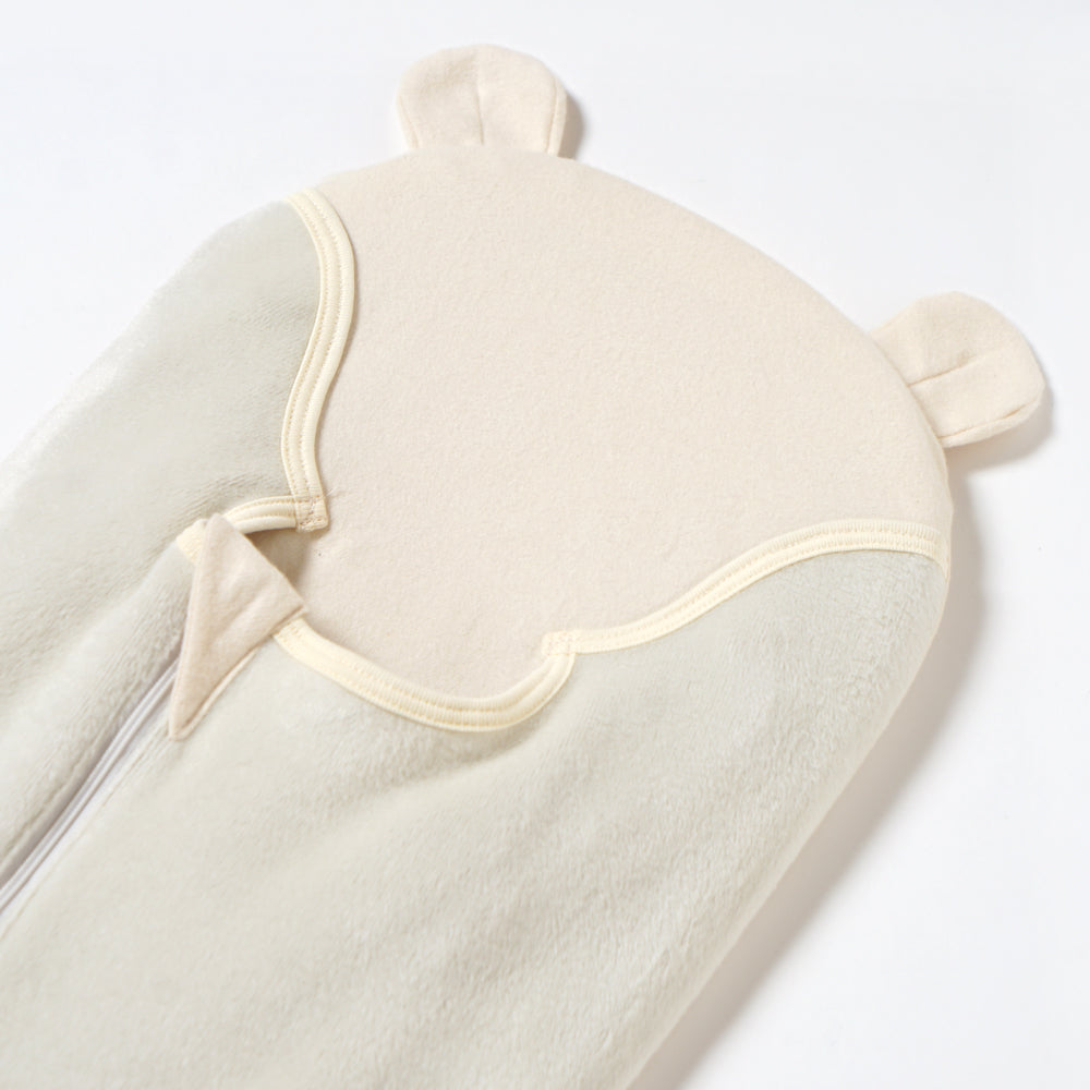 【12/15頃再入荷予定】たまごマットおくるみ sleep 起毛ベロア アイボリー