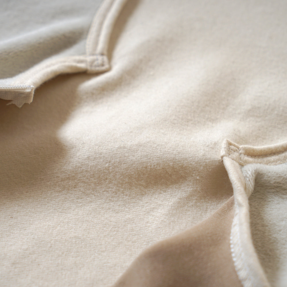 【12/15頃再入荷予定】たまごマットおくるみ sleep 起毛ベロア アイボリー