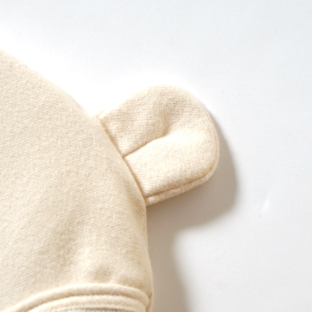 【12/15頃再入荷予定】たまごマットおくるみ sleep 起毛ベロア アイボリー