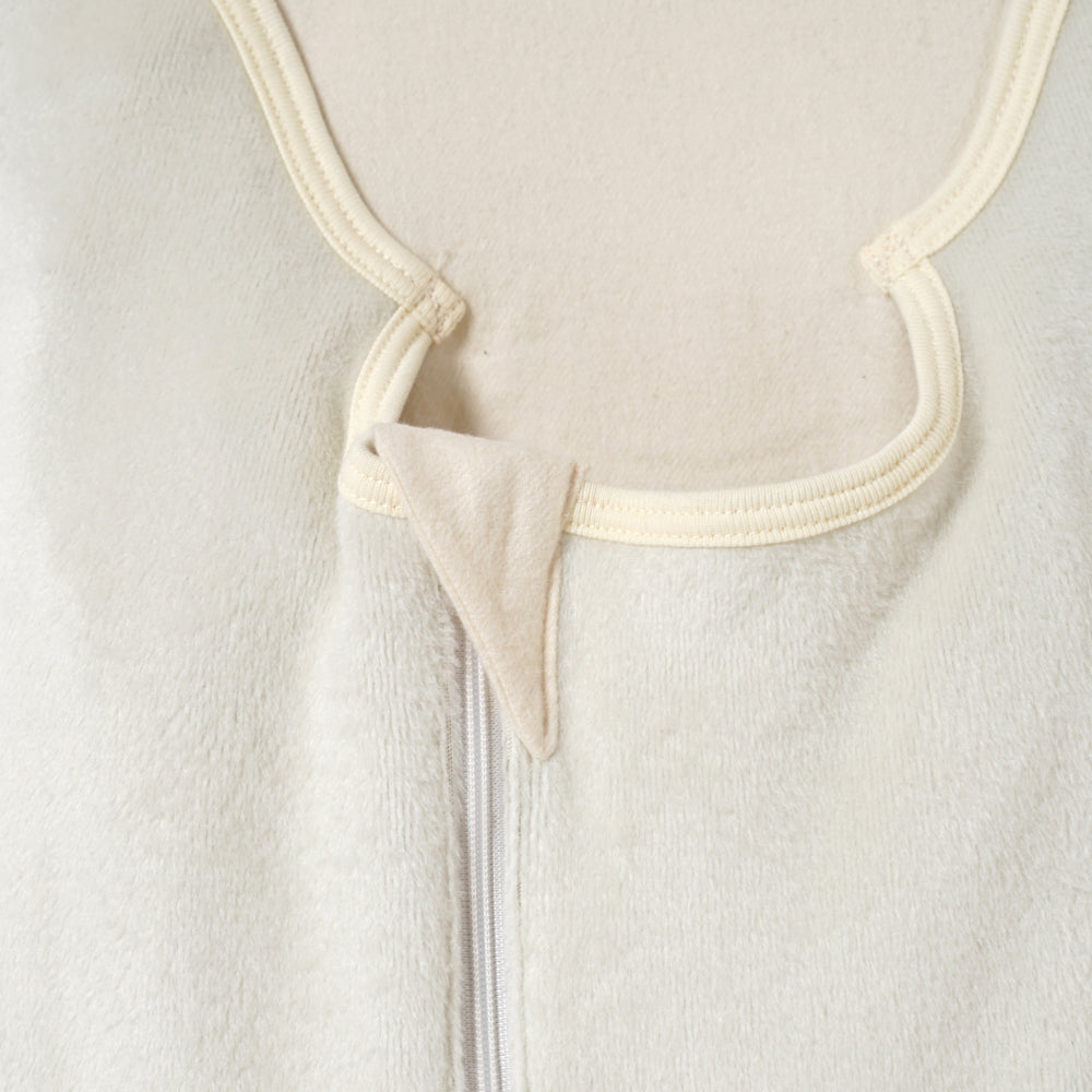 【12/15頃再入荷予定】たまごマットおくるみ sleep 起毛ベロア アイボリー