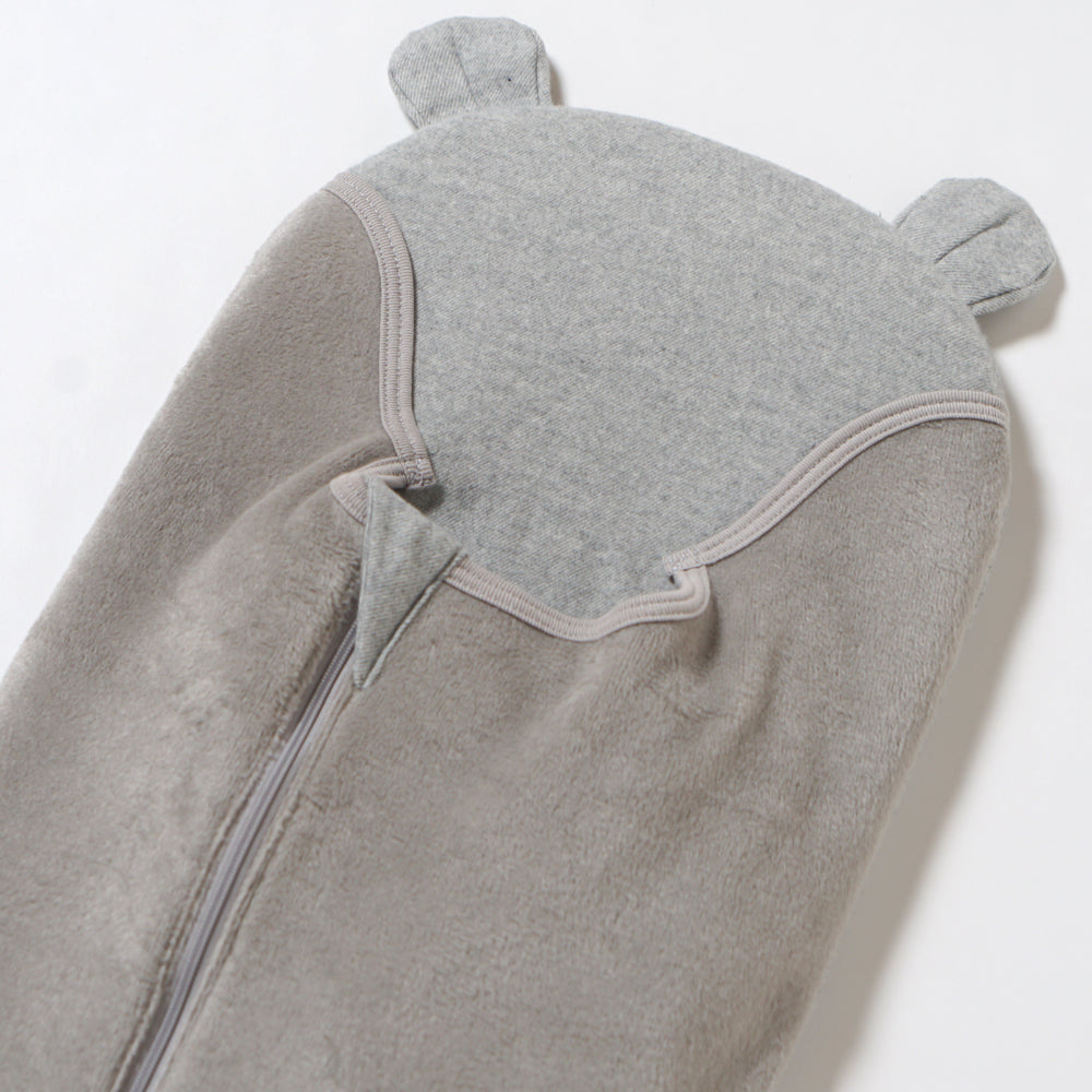 たまごマットおくるみ sleep 起毛ベロア グレー カバー単品