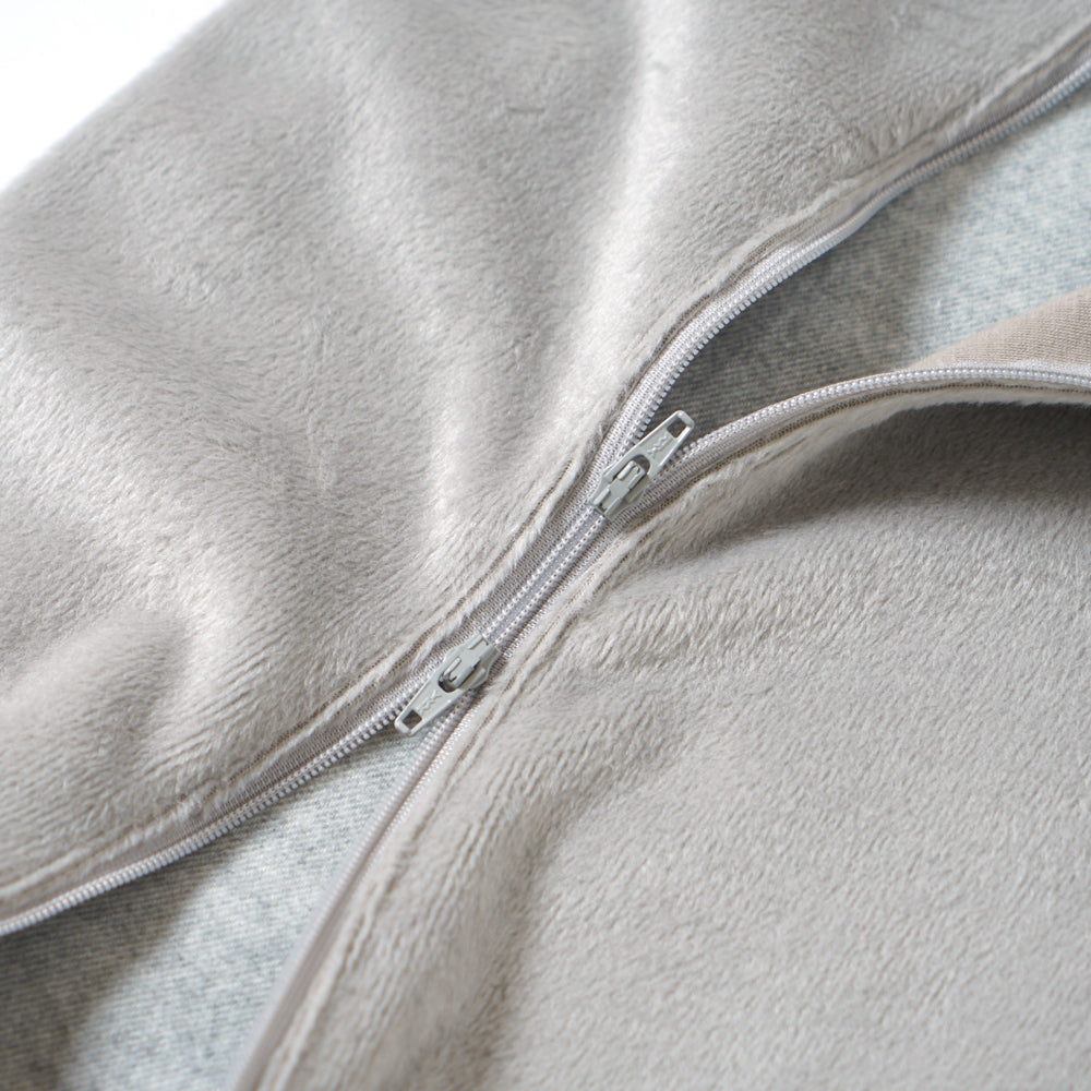 【12/15頃再入荷予定】たまごマットおくるみ sleep 起毛ベロア グレー