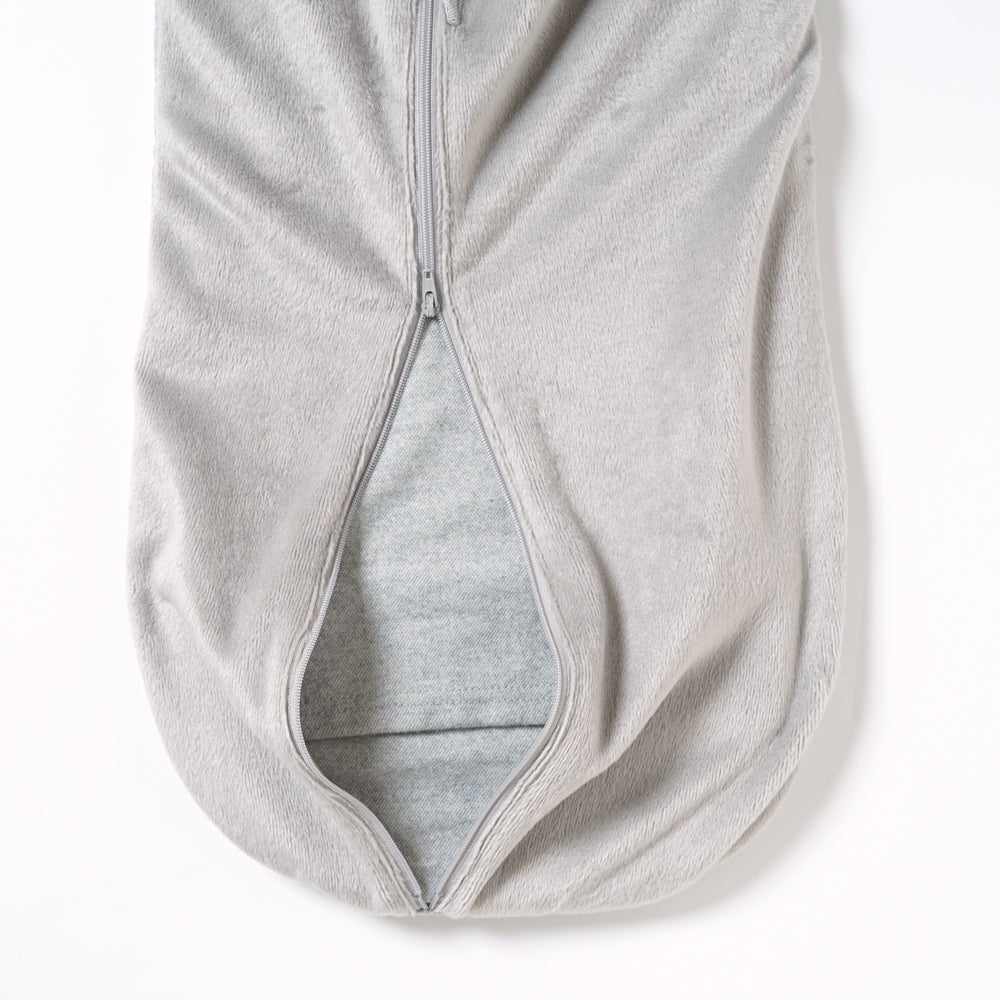 【12/15頃再入荷予定】たまごマットおくるみ sleep 起毛ベロア グレー