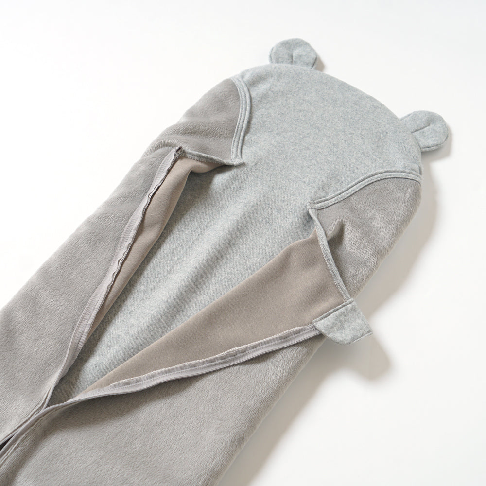 【12/15頃再入荷予定】たまごマットおくるみ sleep 起毛ベロア グレー