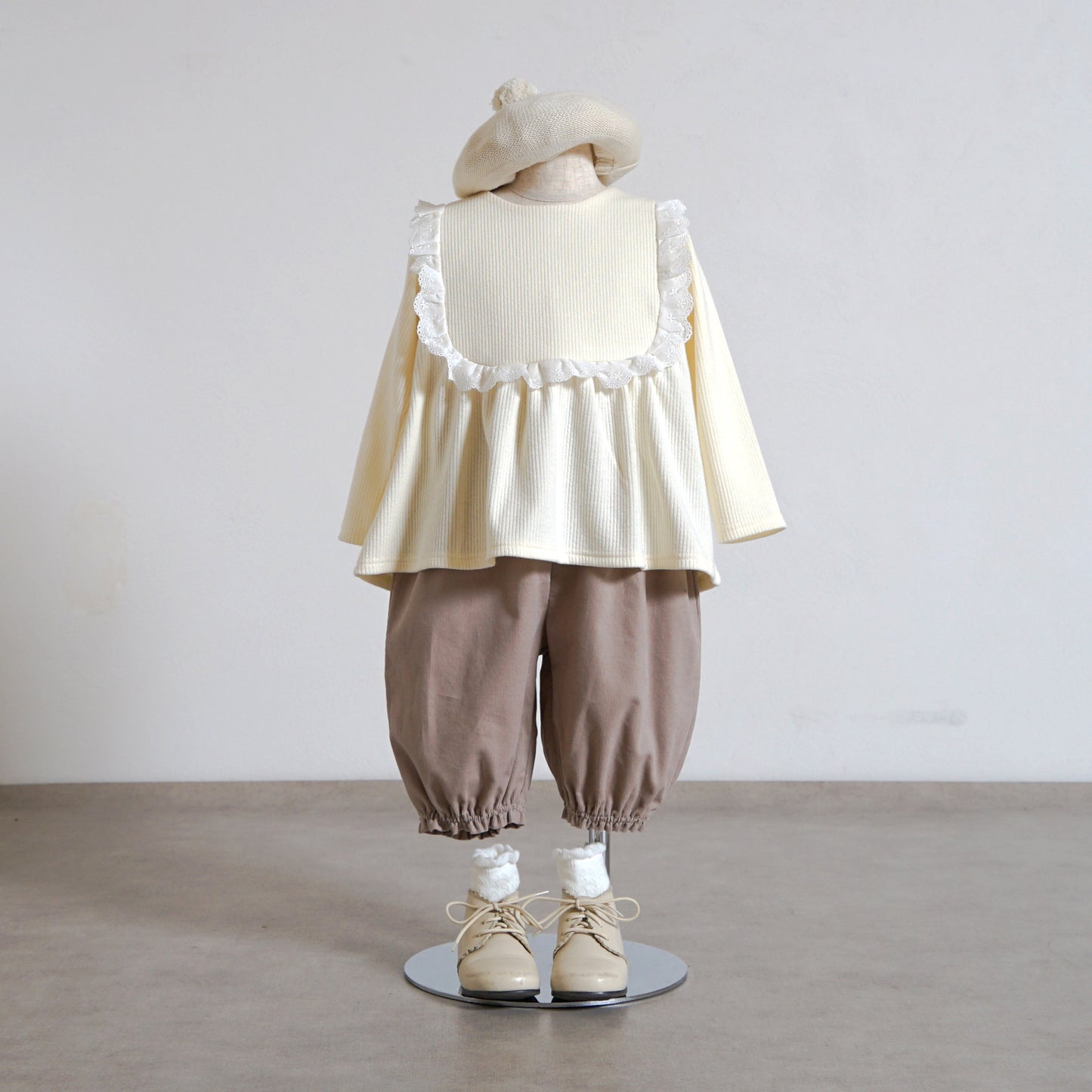 雲ポケットバルーンパンツ グレージュ 70-80・80-90・90-100・100-110cm