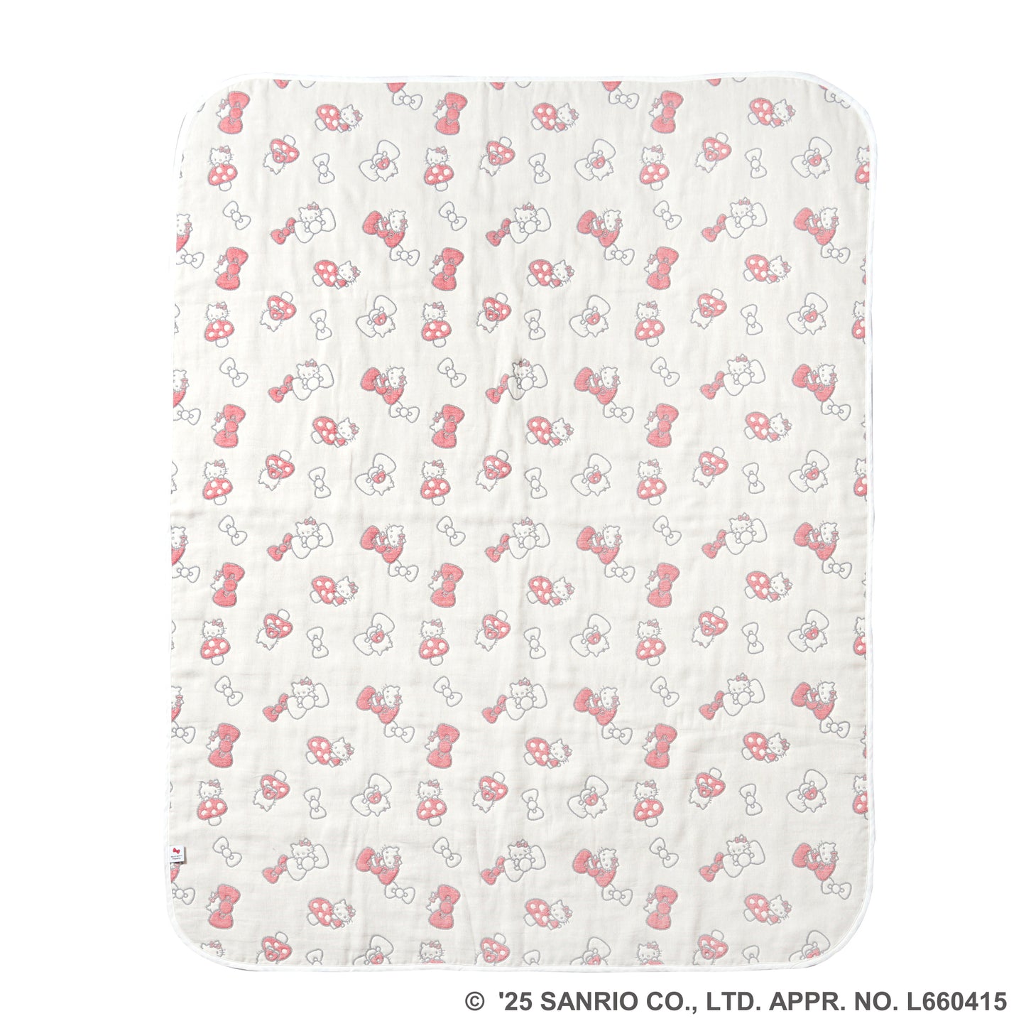 HELLO KITTY 6重ガーゼケット(トドラーサイズ)