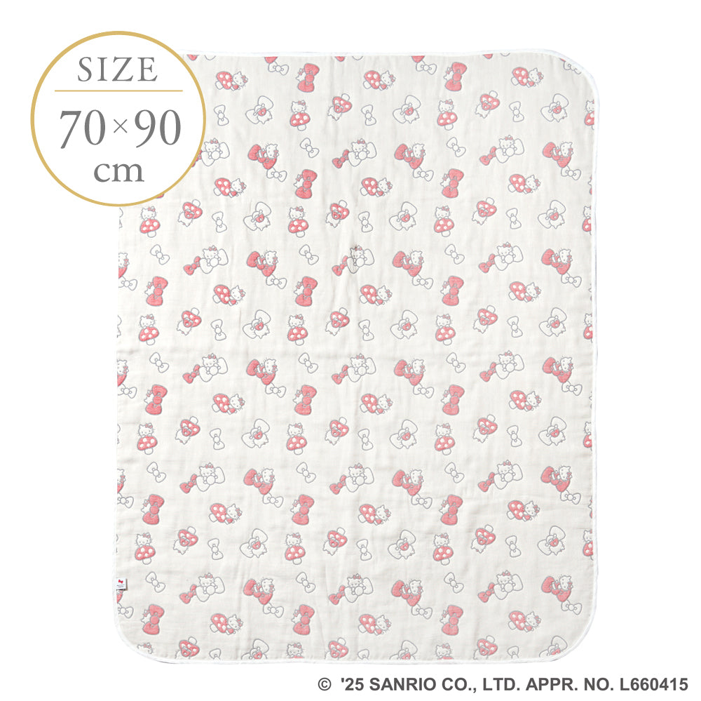 HELLO KITTY 6重ガーゼケット(ミニサイズ)