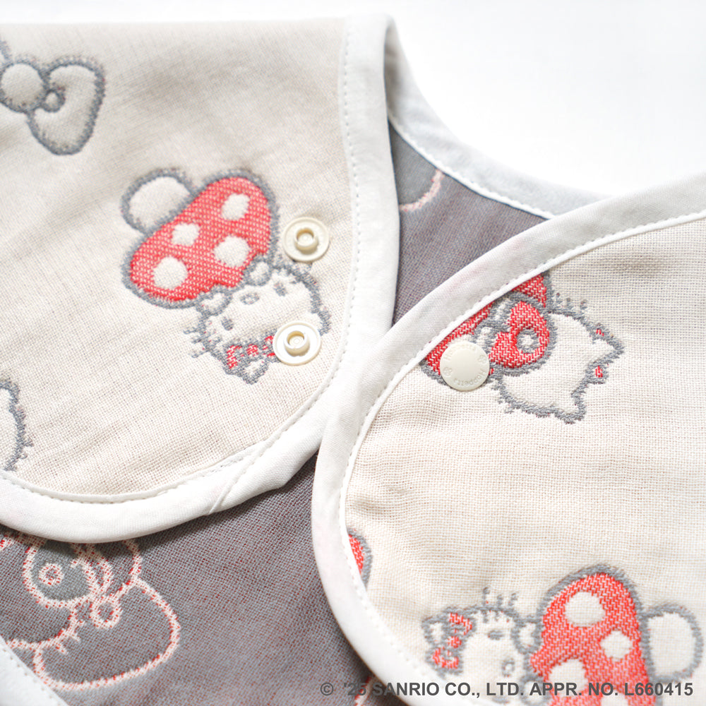 HELLO KITTY 6重ガーゼ2wayビブ（2枚セット）