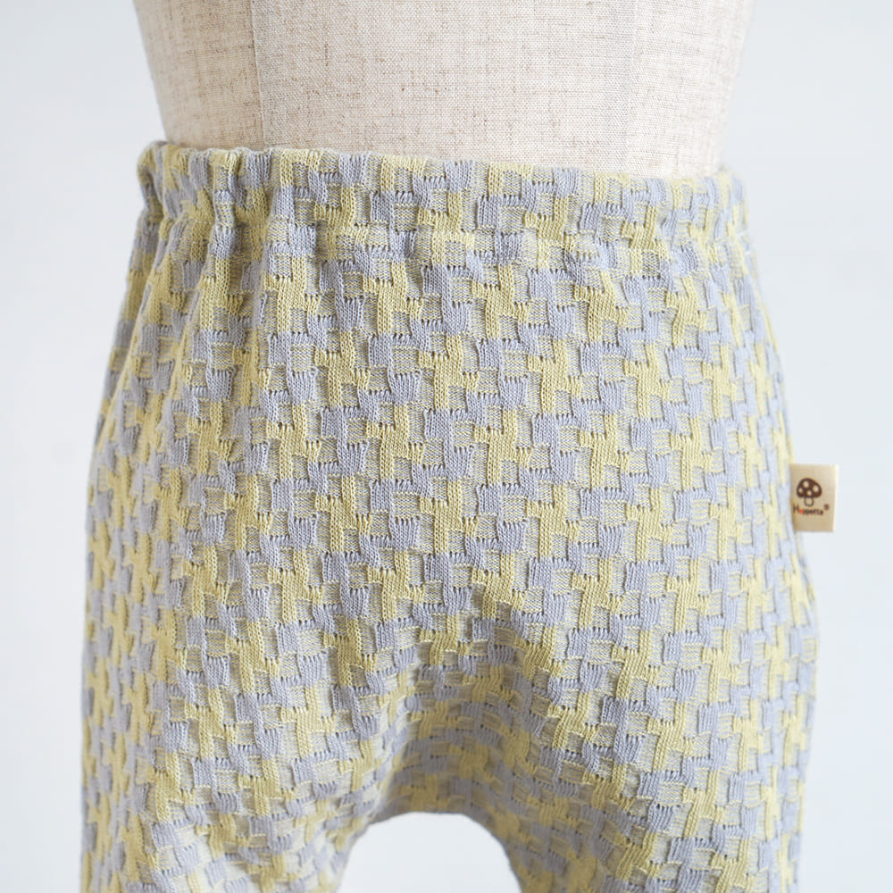パターンニットレギンス イエロー 80・90・100・110cm