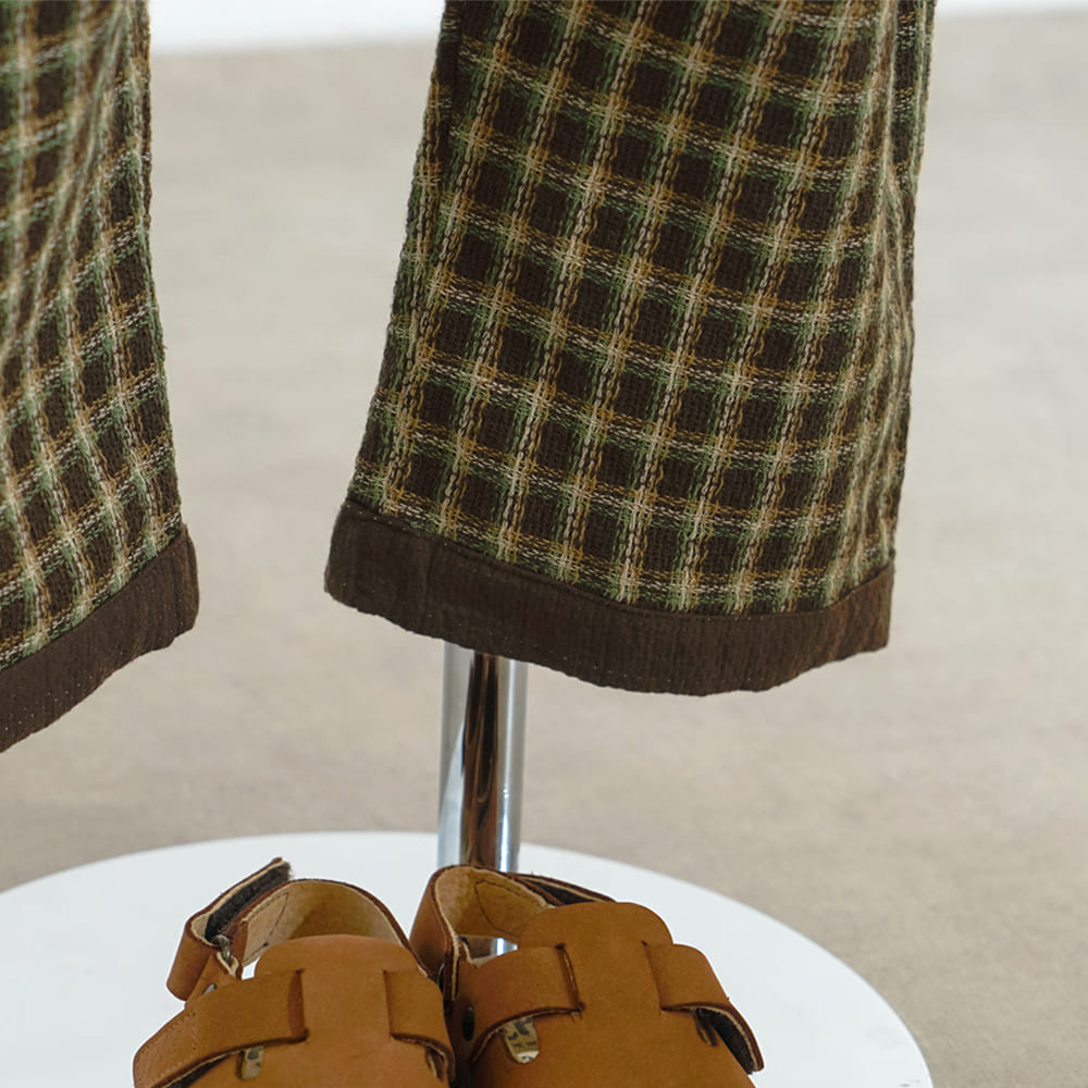 リバーシブルサルエルパンツ ブラウン 80・90・100・110cm