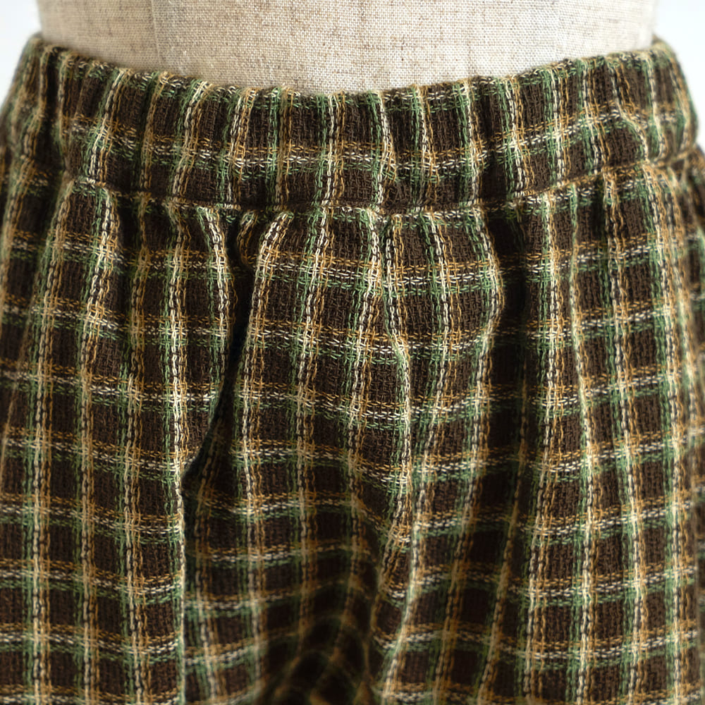 リバーシブルサルエルパンツ ブラウン 80・90・100・110cm