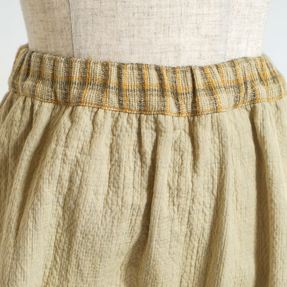 リバーシブルサルエルパンツ ベージュ 80・90・100・110cm