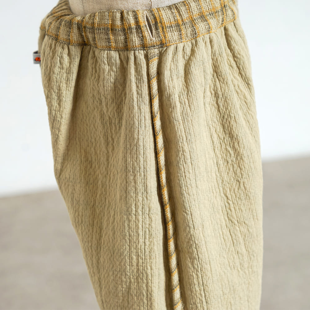 リバーシブルサルエルパンツ ベージュ 80・90・100・110cm