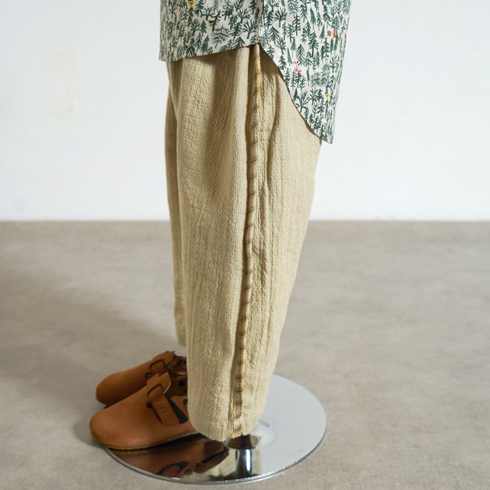 リバーシブルサルエルパンツ ベージュ 80・90・100・110cm