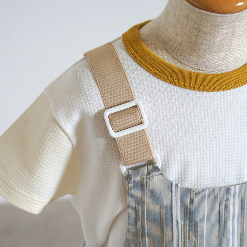 さんかくゴムサロペット ベージュ 70-80cm・80-90・90-100cm