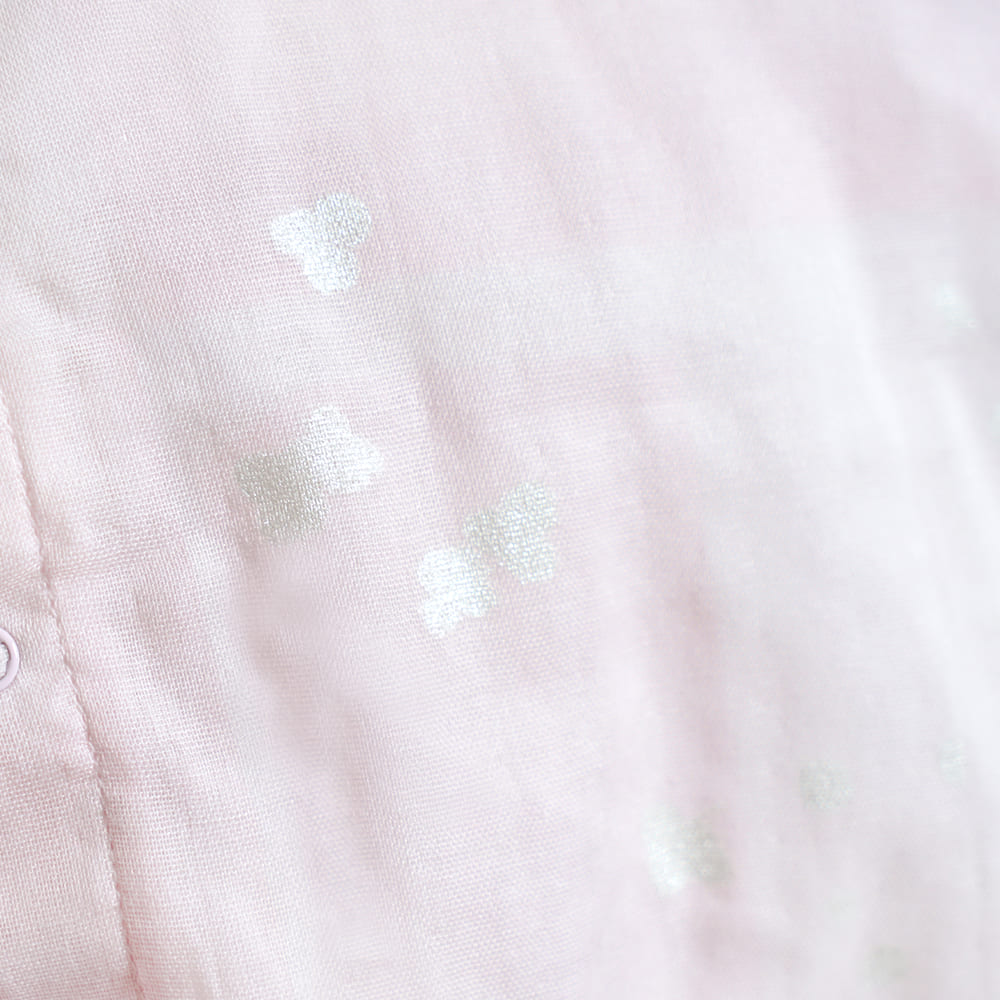 パフスリーブ2wayドレス ピンク 50-70cm