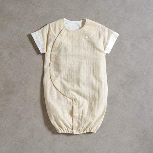 ふんわりコットン2wayドレス ベージュ 50-70cm