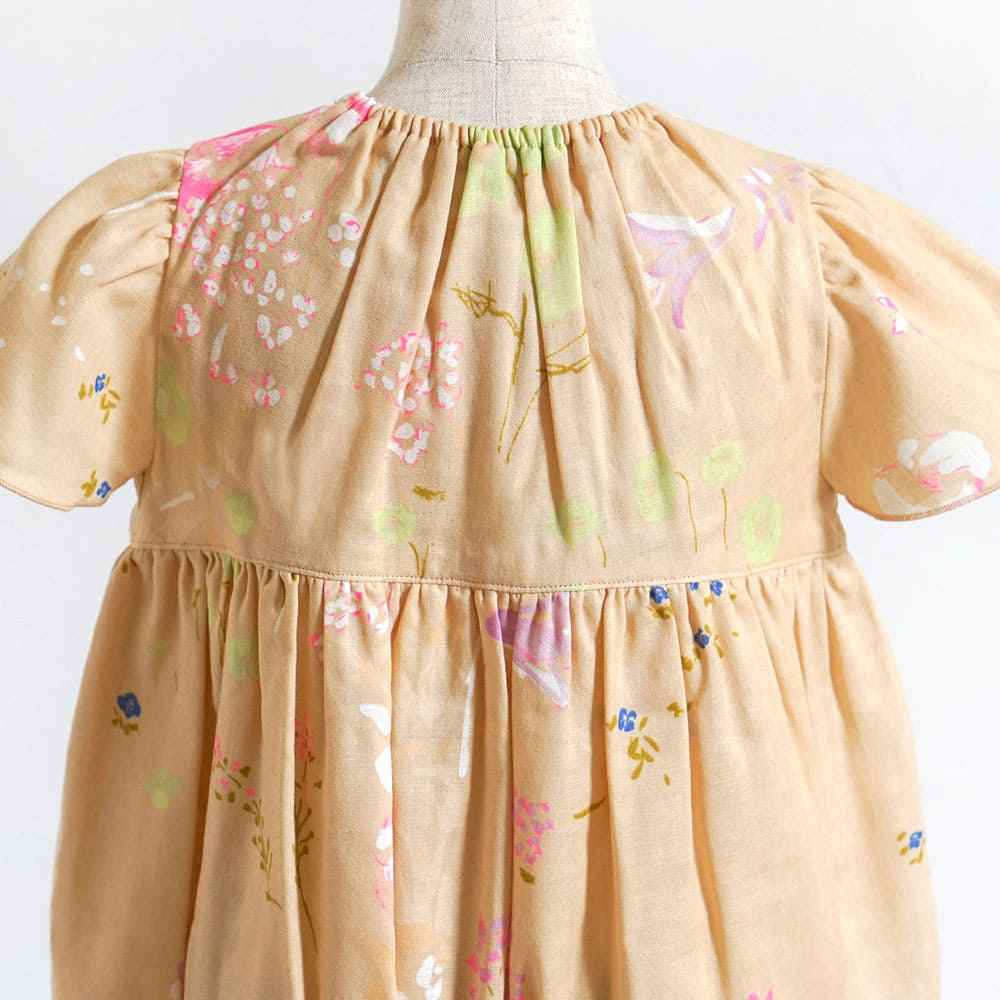 フレアスリーブオール ベージュ 70・80cm