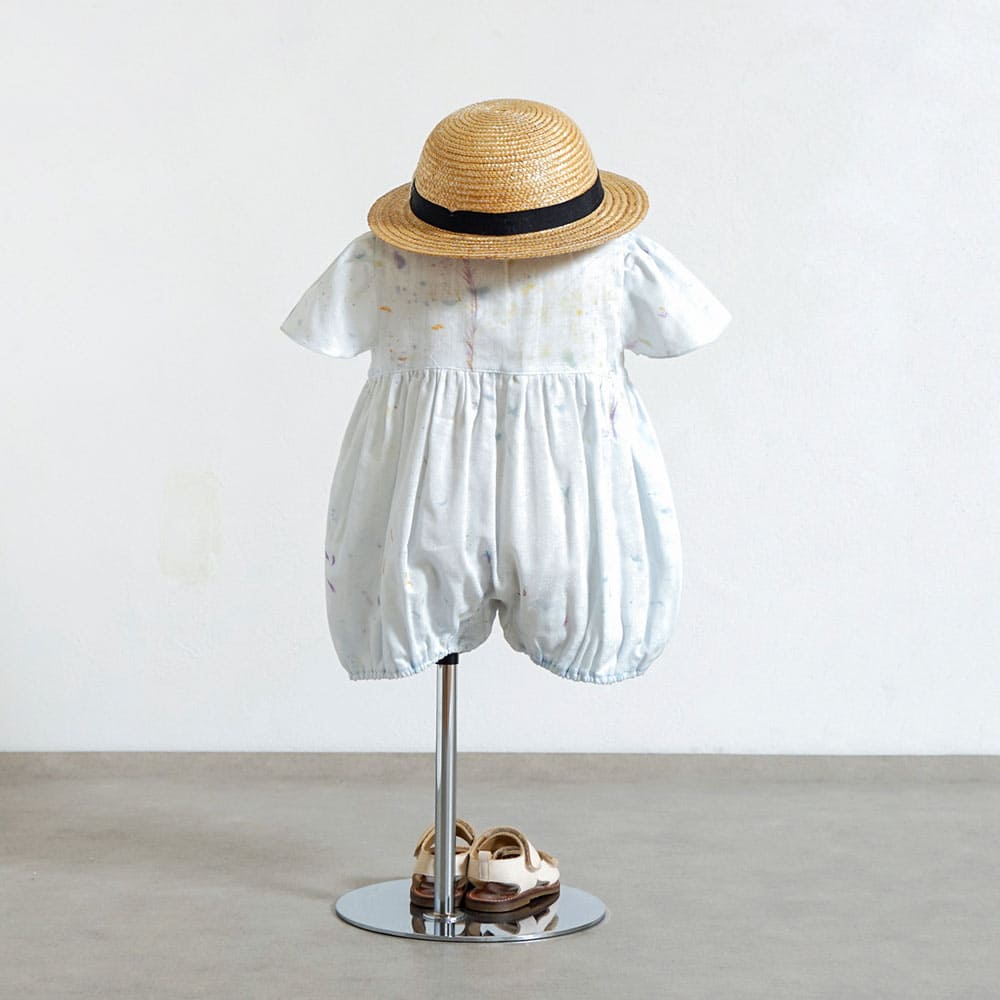 フレアスリーブオール ブルー 70・80cm