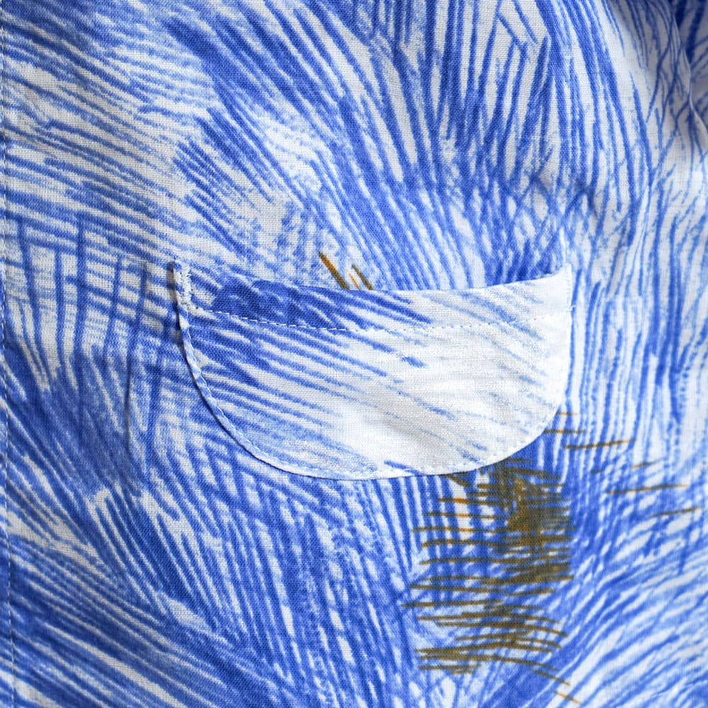 リラックスシャツ ブルー 80・90・100・110cm