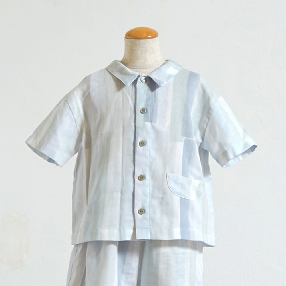 リラックスシャツ グレー 80・90・100・110cm