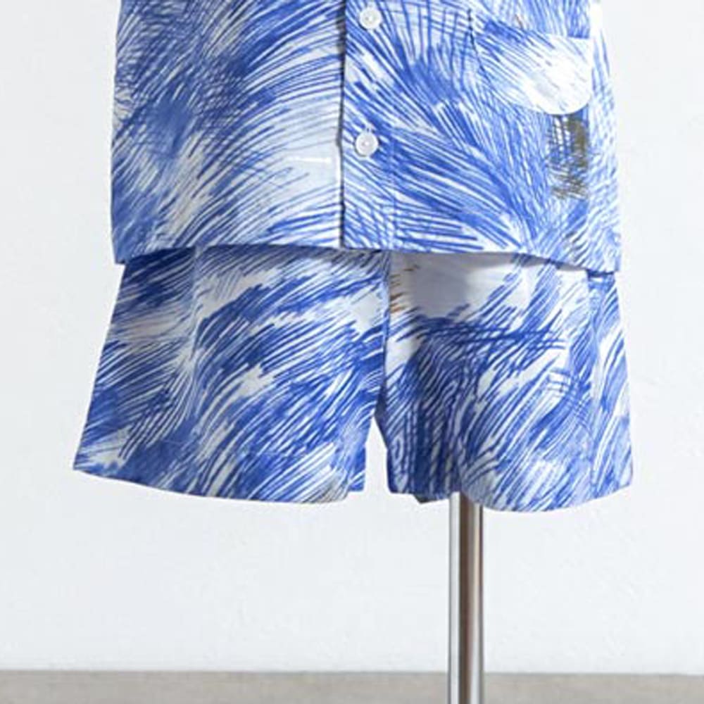 リラックスハーフパンツ ブルー 80・90・100・110cm