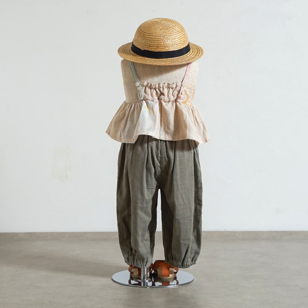 パッチワークキャミソール ピンク 80-90・90-100cm