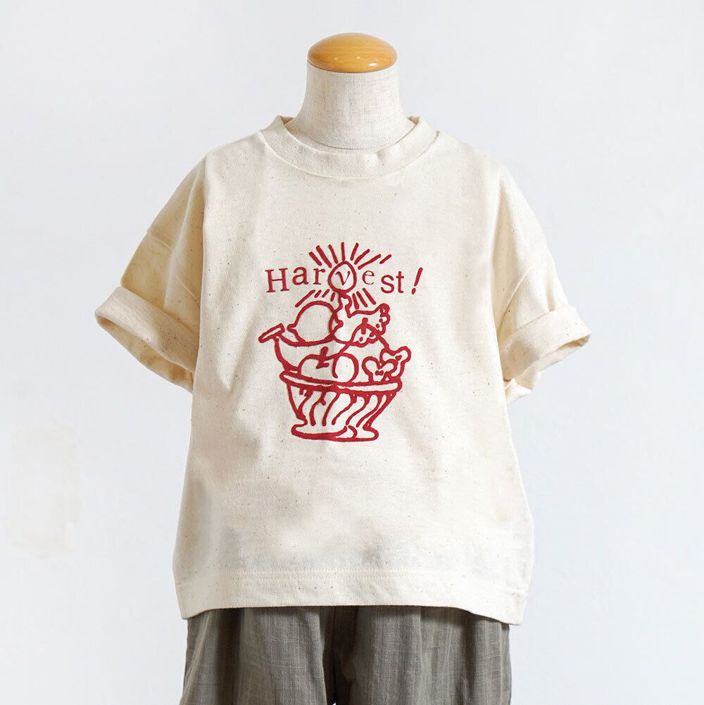 HarvestプリントTシャツ キナリ 80・90・100cm
