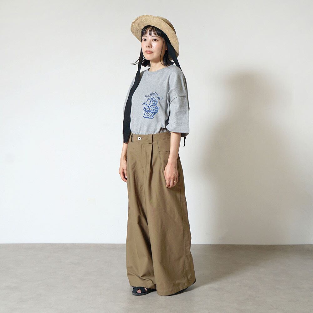 HarvestプリントTシャツ キナリ F / 大人服