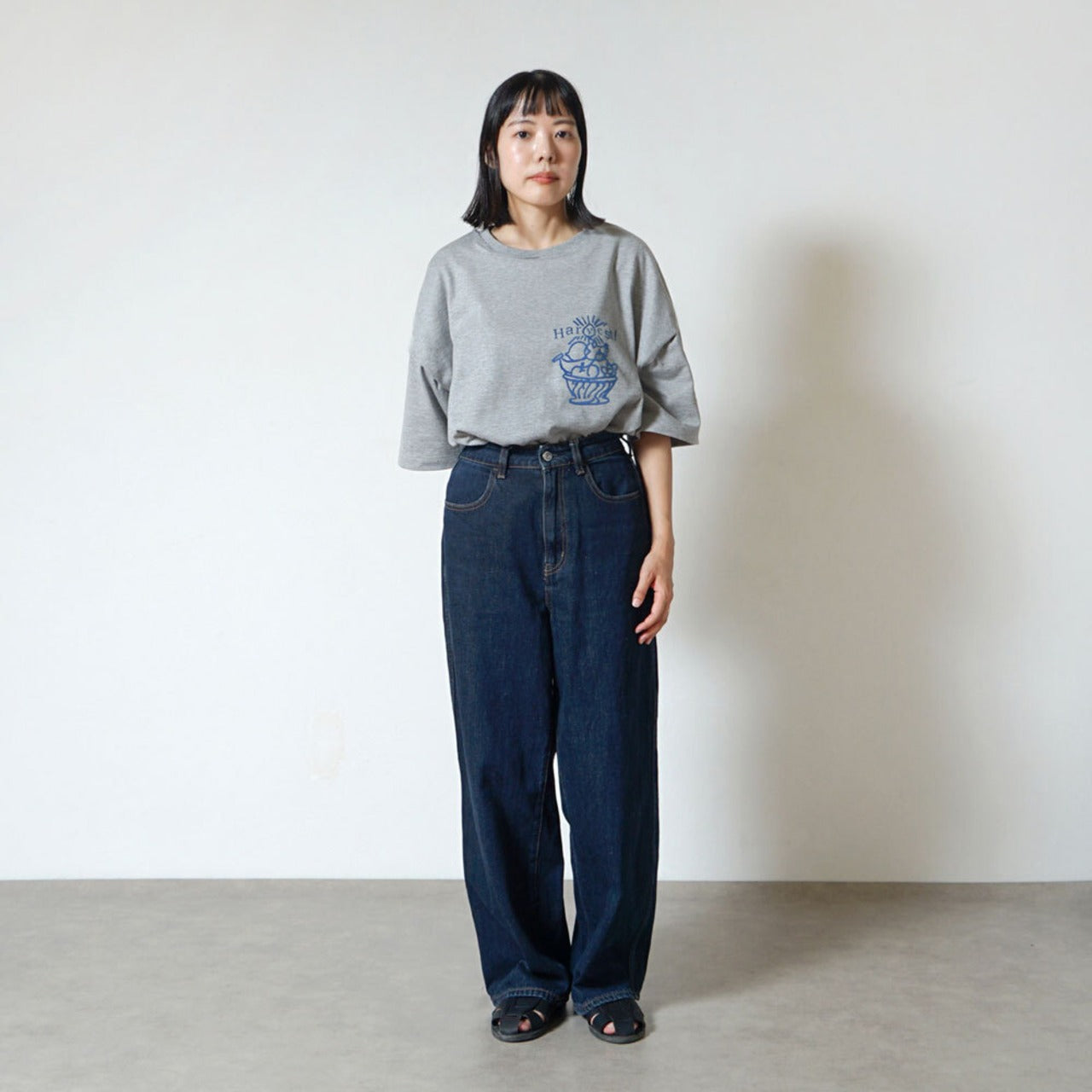 HarvestプリントTシャツ キナリ F / 大人服