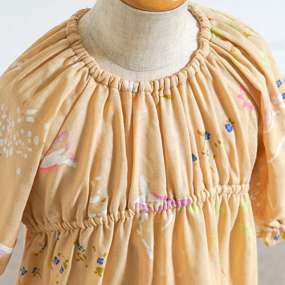 サックワンピース ベージュ 80・90・100・110cm