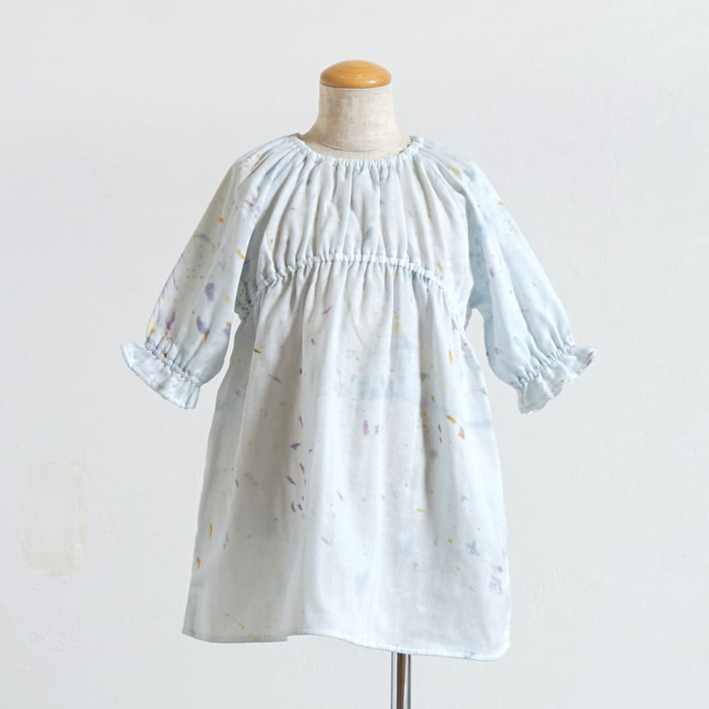 サックワンピース ブルー 80・90・100・110cm