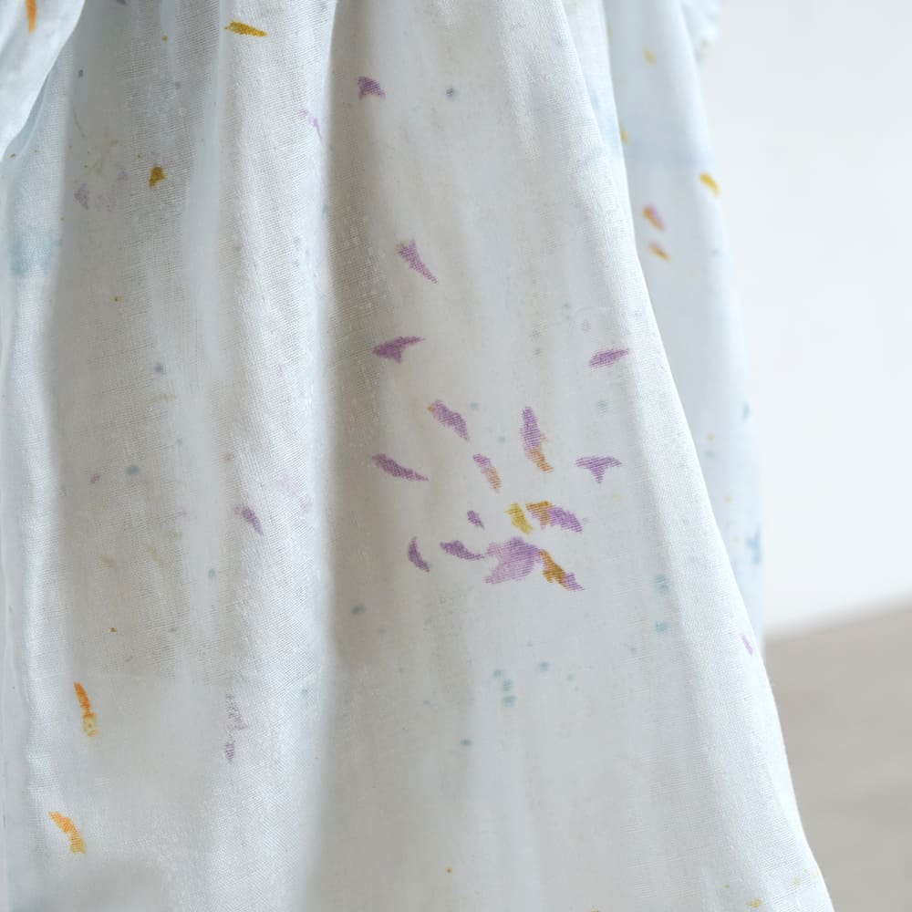 サックワンピース ブルー 80・90・100・110cm