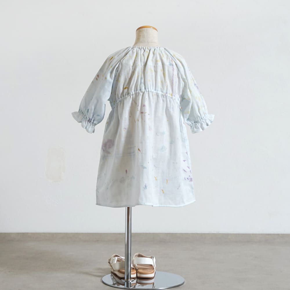 サックワンピース ブルー 80・90・100・110cm