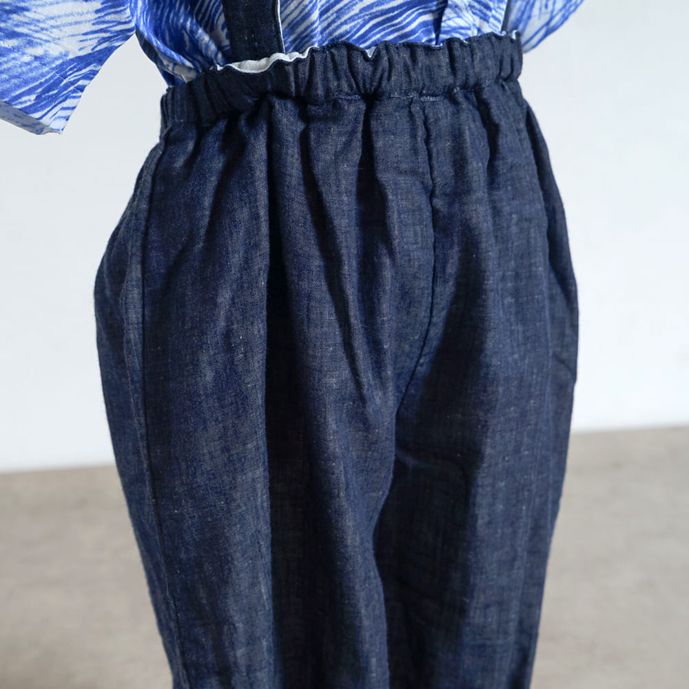 ガーゼ サロペット ネイビー 80・90・100・110cm