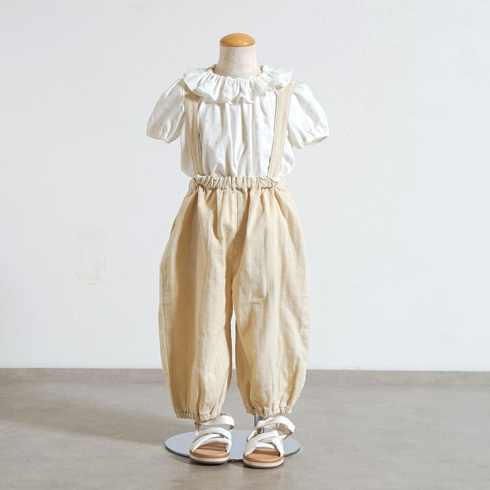 ガーゼ サロペット キナリ 80・90・100・110cm