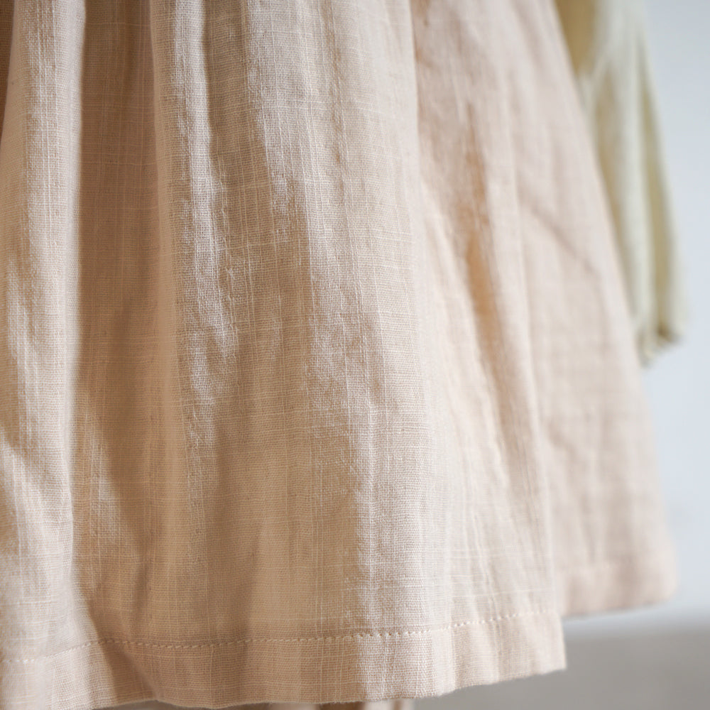 エプロンワンピース ピンク 70-90・80-100cm