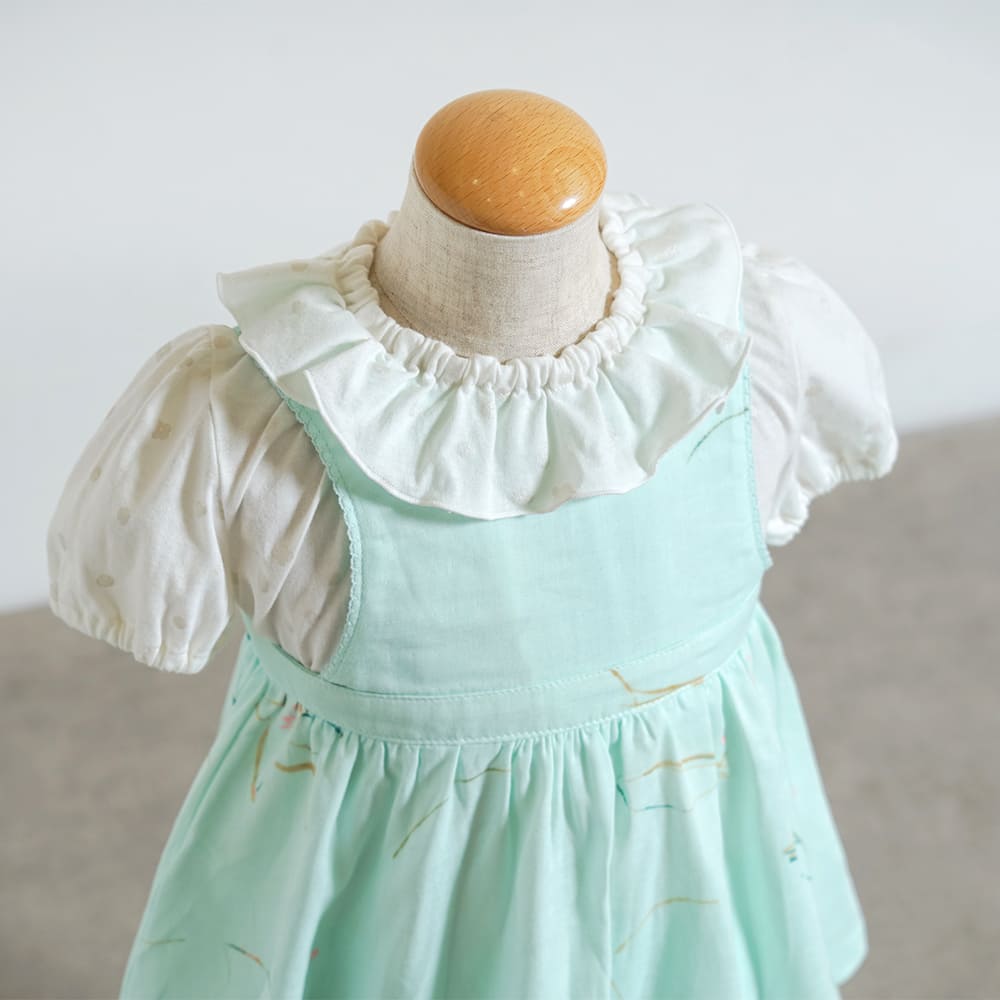 フリル襟トップス ホワイト 80・90・100・110cm