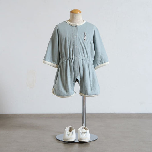 フェザーロンパース サックス 70-80・80-90cm