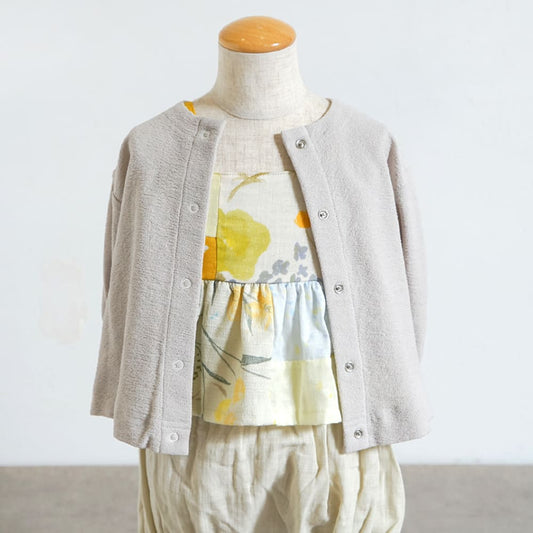 ライトカーディガン ライトグレー 70-80・80-90・90-100cm