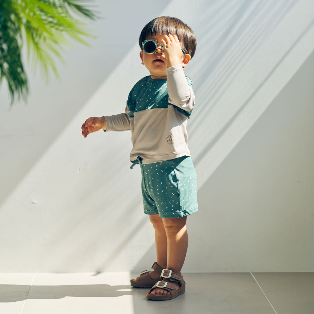 ラッシュガードセット  カーキ 85cm・95cm・105cm / BOBO