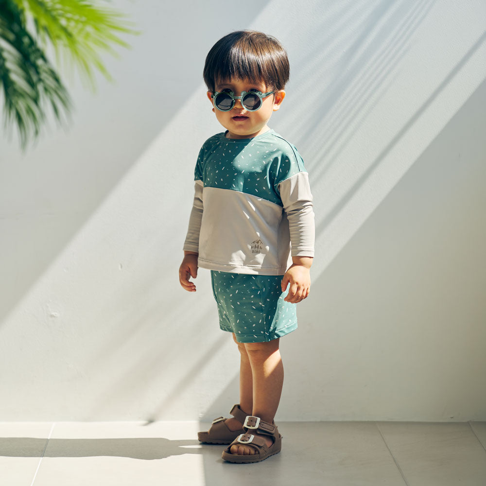 ラッシュガードセット  カーキ 85cm・95cm・105cm / BOBO