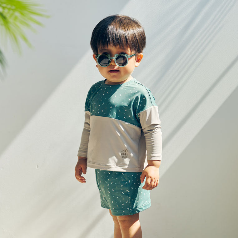 ラッシュガードセット  カーキ 85cm・95cm・105cm / BOBO