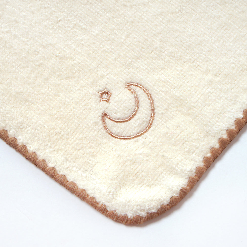 バスポンチョ＆チャームハンカチ ギフトセット モワ / 名入れ刺繍可