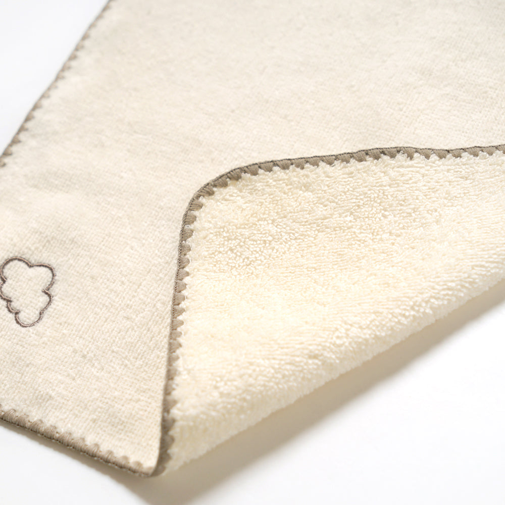 バスポンチョ＆チャームハンカチ ギフトセット モワ / 名入れ刺繍可