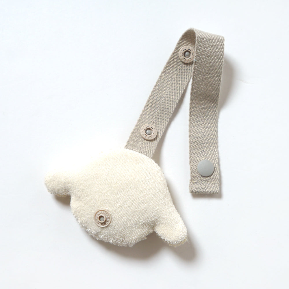 バスポンチョ＆チャームハンカチ ギフトセット モワ / 名入れ刺繍可