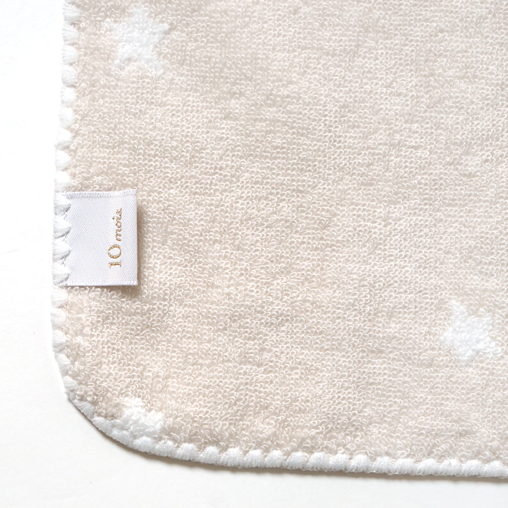 バスポンチョ＆チャームハンカチ ギフトセット ベアマスク / 名入れ刺繍可