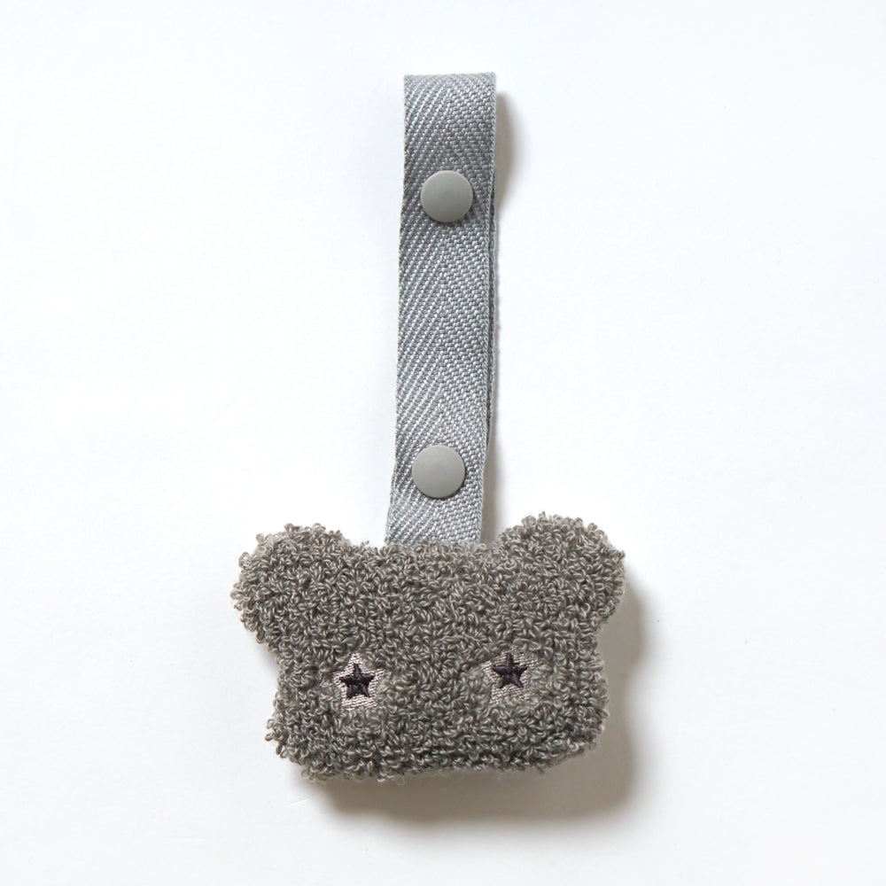 バスポンチョ＆チャームハンカチ ギフトセット ベアマスク / 名入れ刺繍可